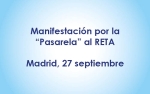 Convocatoria de Manifestación en Madrid en Relación con la 